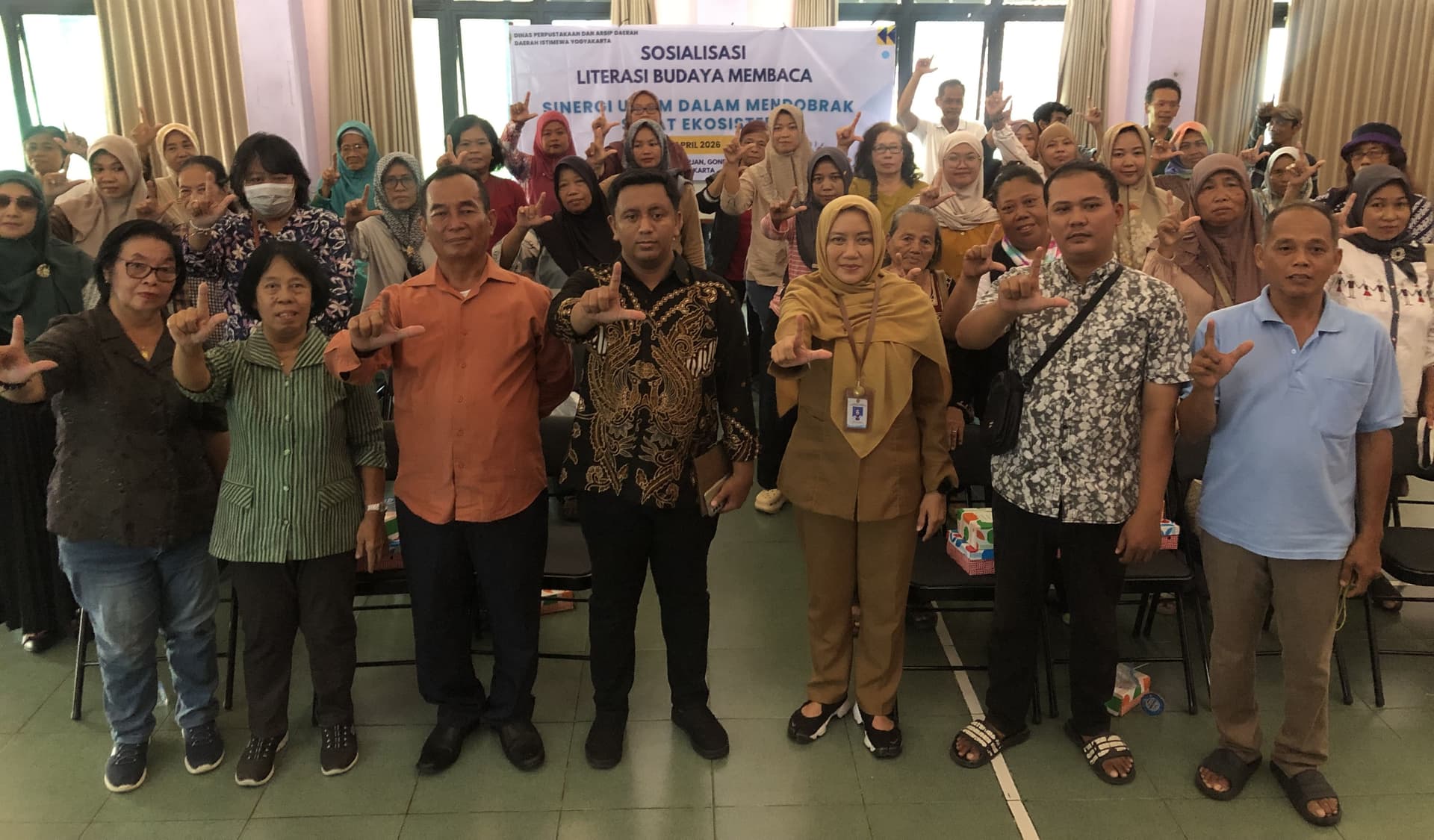 news-Sosialisasi Literasi Budaya Membaca dengan tema “Sinergi UMKM dalam Mendobrak Sekat Ekosistem Pariwisata”